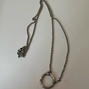 James Avery charm holder necklace 12 inch chain